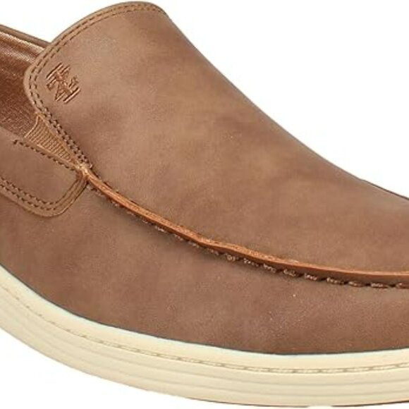 NWT IZOD Men’s Seapoint Casual Slip-On Loafer Tan Size 13 - Picture 4 of 6
